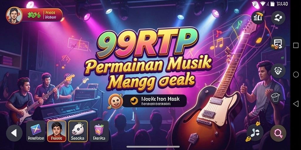Screenshot gameplay 99RTP dengan nuansa musik yang ceria.
