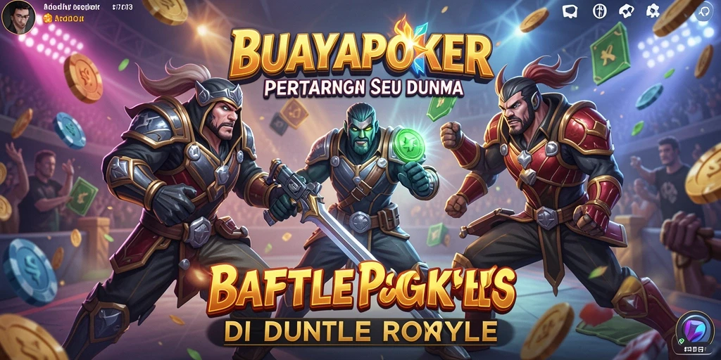Tampilan seru pertarungan di arena <strong>BUAYAPOKER</strong> yang mendebarkan.