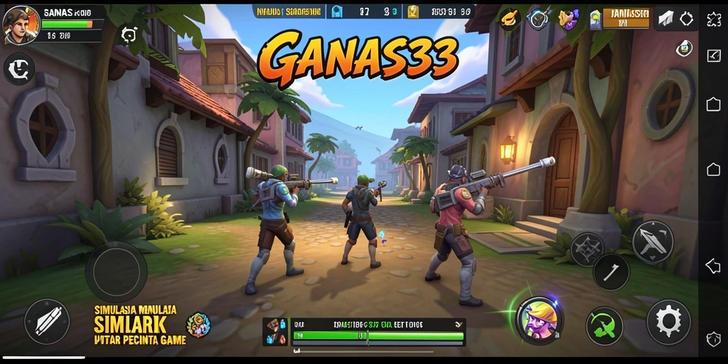 Screenshot gameplay GANAS33 menampilkan interaksi dan eksplorasi menarik.