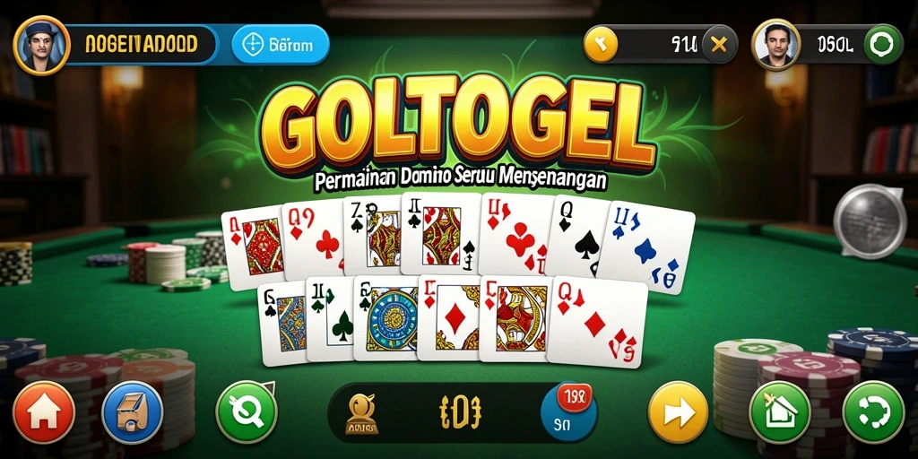 Tampilan utama gameplay GOLTOGEL yang menarik dan interaktif.