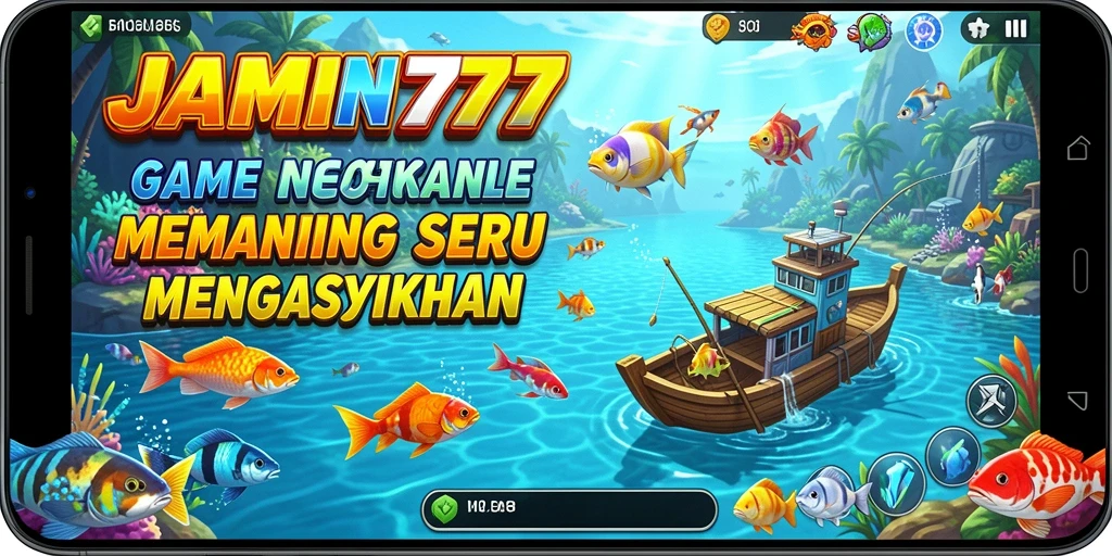 Tampilan menakjubkan saat menangkap ikan di JAMIN777.