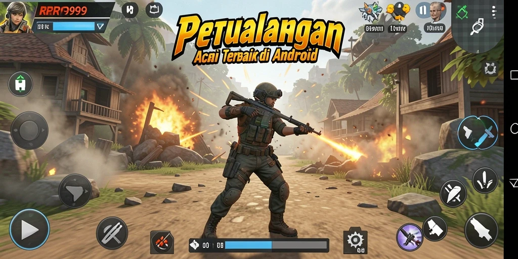 Tampilan luar biasa dari gameplay intens RR999.