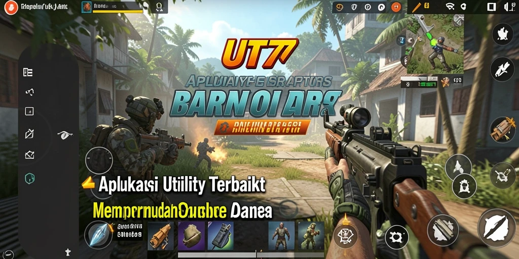Screenshot UT77 menampilkan antarmuka pengguna intuitif dan fitur-fitur menarik.